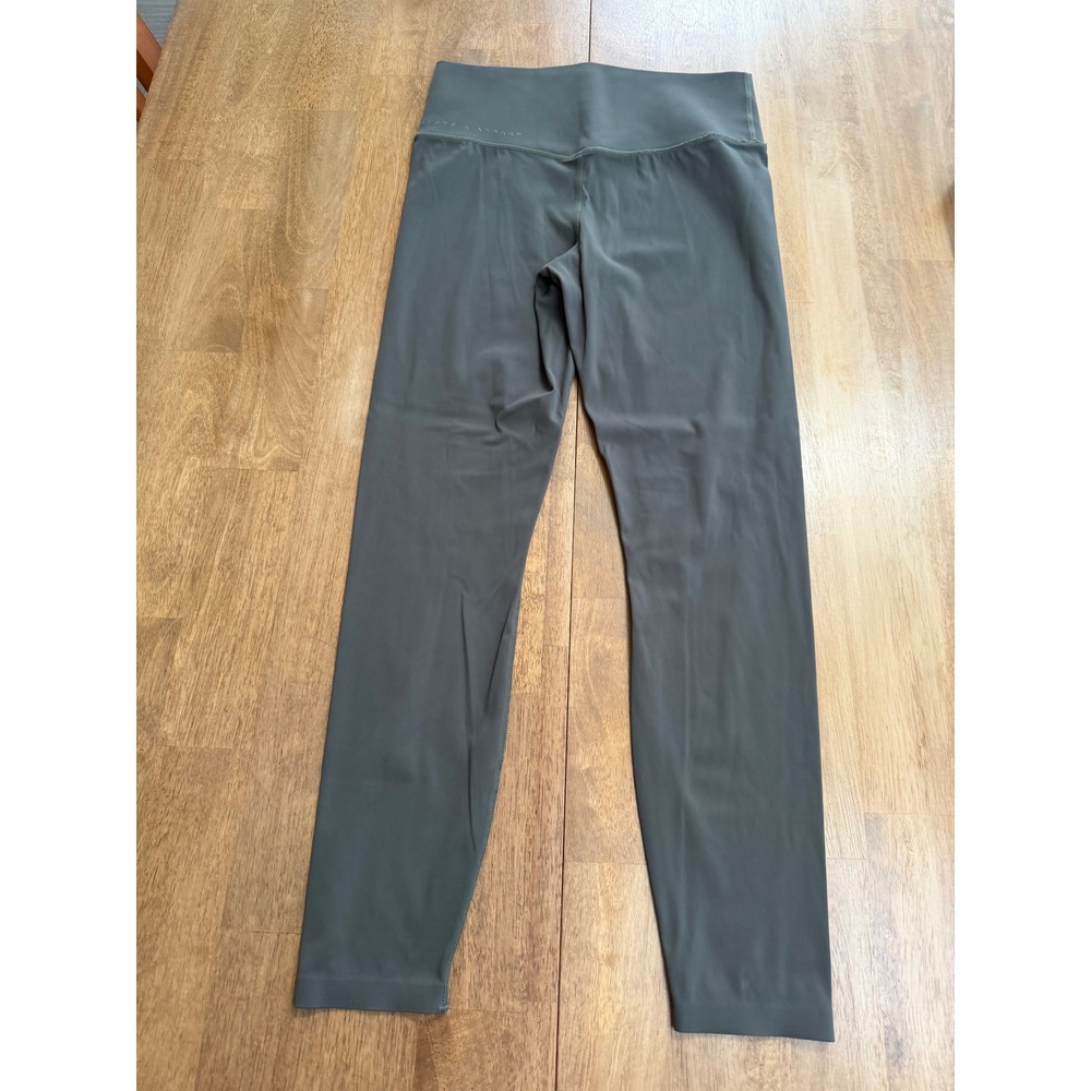 UNRL Womens High Waisted Performance Leggings Olive Green Size Small